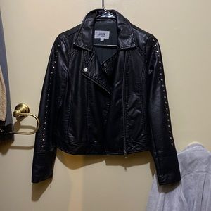 Size Small black leather jacket